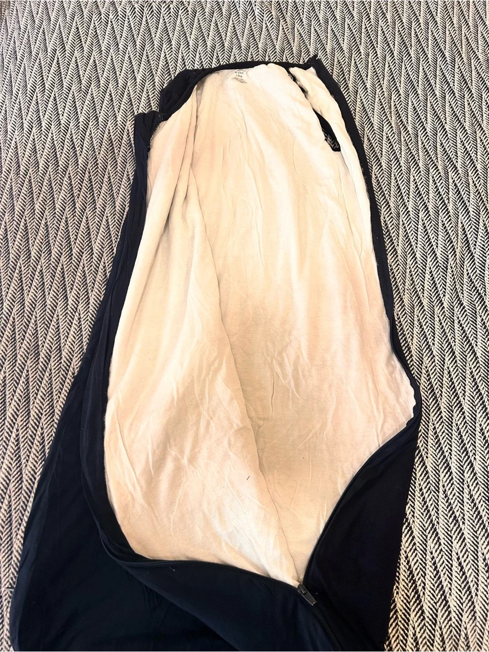 Black Purecimfy Baby Sleep Sack - LuxeDream Series (6-15m)